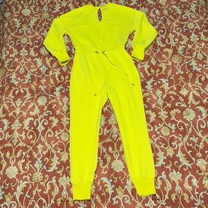 Bright Yellow Jumpsuit